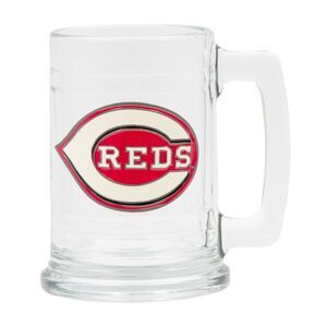 MLB Cincinnati Reds 15oz Glass Tankard Mug